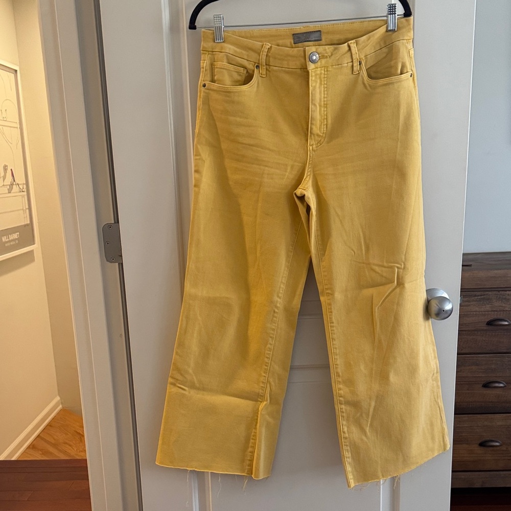 Kut from the Kloth Meg Yellow Flare Jeans
